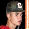 Justin Bieber Waits For His Van To Arrive