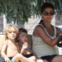 Camila Alves Hangs With Her Kids In Malibu