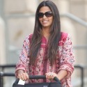 Camila Alves Arrives Back At Her Hotel With Her Kids In NYC