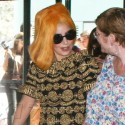 Lady Gaga Arrives In Bucharest