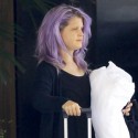 Kelly Osbourne Arrives At The Airport With Her Boyfriend