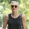 Gwen Stefani Heads Into An Office Building
