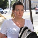 Hilary Duff Goes Out With Baby Luca