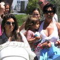 Kris And Kourtney Hit The Country Mart