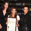Kim, Kourtney And Khloe Kardashian Celebrate Their Sears Kollection Anniversary In Yonkers
