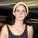 Lana Del Rey Rocks A Headband And Vintage Tank At The Airport