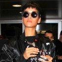 Rihanna Jets Out Of New York City