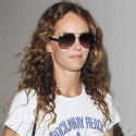 Vanessa Paradis Looks Good At LAX