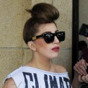 Lady Gaga Leaves Her London Hotel