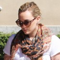 Hilary Duff Attends Pilates Class