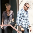 Heidi Klum And Boyfriend Pick Up Her Son From Therapy