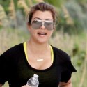 Kourtney Kardashian Works Out In Miami