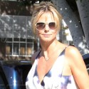 Heidi Klum Arrives For A Hair Appointment
