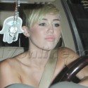 Miley Cyrus Smokes Up A Storm In Her SUV