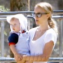 Natalie Portman Takes Baby Aleph To The Park