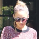 Nicole Richie Gets Her Tresses Tended To In West Hollywood