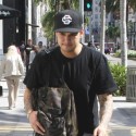 Rob Kardashian Rushes Through Beverly Hills