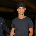 Taylor Lautner Arrives At LAX