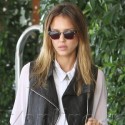 Jessica Alba Goes To A Meeting In Beverly Hills