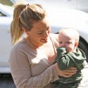 Hilary Duff Steps Out With Little Luca