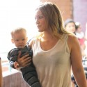 Hilary Duff Carries Baby Luca