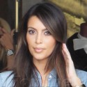 Kim Kardashian Steps Out In All Blue