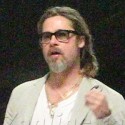Brad Pitt Surfaces In France With Long Hair