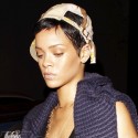 Rihanna Heads To A Recording Studio Session