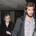 Emma Stone And Andrew Garfield Touch Down At LAX