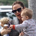 Jennifer Garner Has Her Hands Full With Baby Samuel