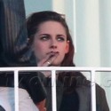 Kristen Stewart Takes A Smoke Break