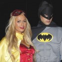 Paris And River Dress Up As Batman And Robin