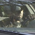 Kim Kardashian And Kanye West Drive Separately To Dinner