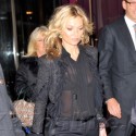 Kate Moss Wears Sheer Top