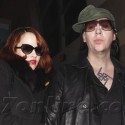 Marilyn Manson And His Lady Love Land In L.A.