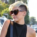 Miley Cyrus Wears A Sexy Black Maxi Dress