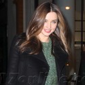 Miranda Kerr Looks Amazing In Leather Shorts