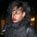 Rihanna Lets Her Hair Blow In The NYC Breeze