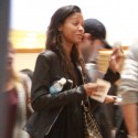 Zoe Saldana And Bradley Cooper's Mom Gloria Catch A Movie Together