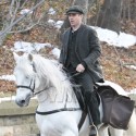 Colin Farrell Shoots Scenes On A Horse
