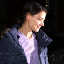 Katie Holmes Carries Suri Home In NYC