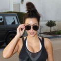 Kim Kardashian And Kanye West Hit The Gym Together