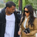 Kim Kardasian And Kanye West Hit Up The Maxfield Store After Salon