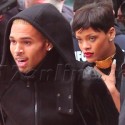 Chris Brown And Rihanna Hold Hands At Lakers Game