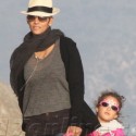 Halle Berry Takes Nahla To The Beach In Malibu