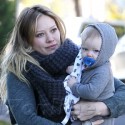 Hilary Duff Runs Errands With Son Luca