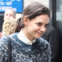 Katie Holmes Flashes A Smile In N.Y.C.
