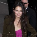 Katie Holmes Arrives At Letterman's Studio