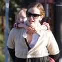 Jennifer Garner Spends The Day With Her Kids