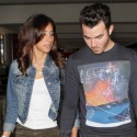 Kevin Jonas Kisses His Wife Goodbye